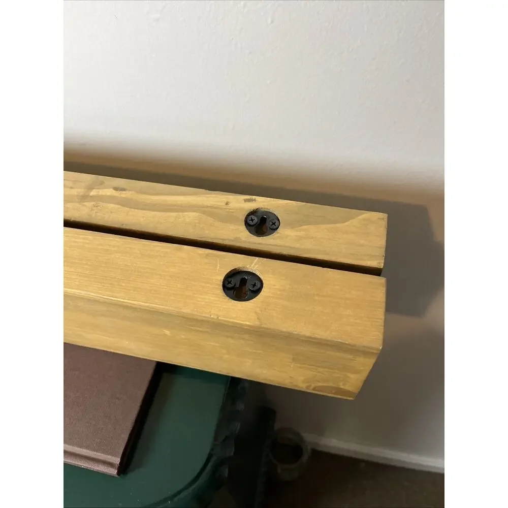 Wooden Lightweight Floating Shelves Pair 23” x 4”